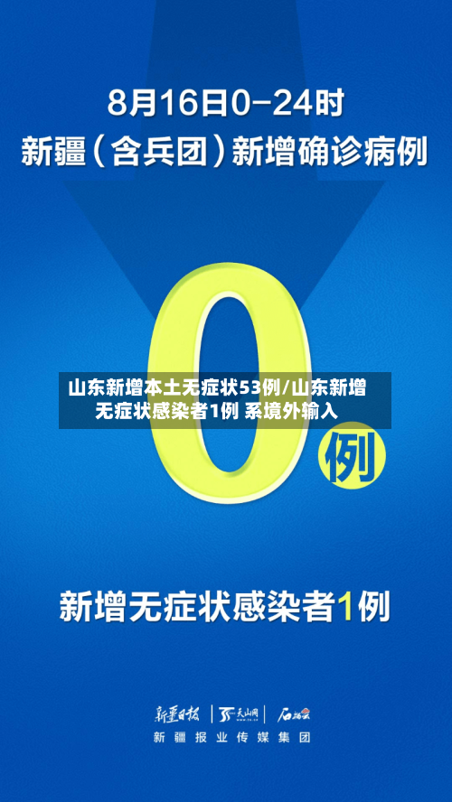 山东新增本土无症状53例/山东新增无症状感染者1例 系境外输入-第2张图片