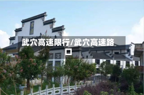 武穴高速限行/武穴高速路口