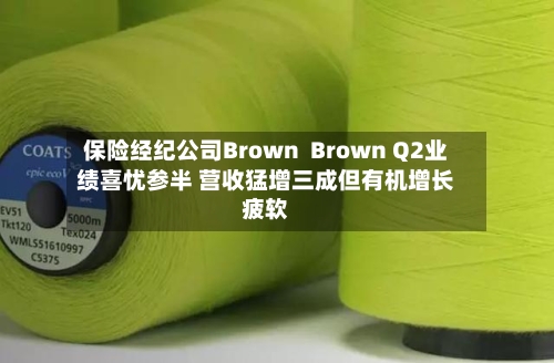 保险经纪公司Brown  Brown Q2业绩喜忧参半 营收猛增三成但有机增长疲软-第2张图片
