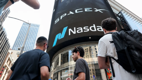 SpaceX股价首次跌破135美元发行价